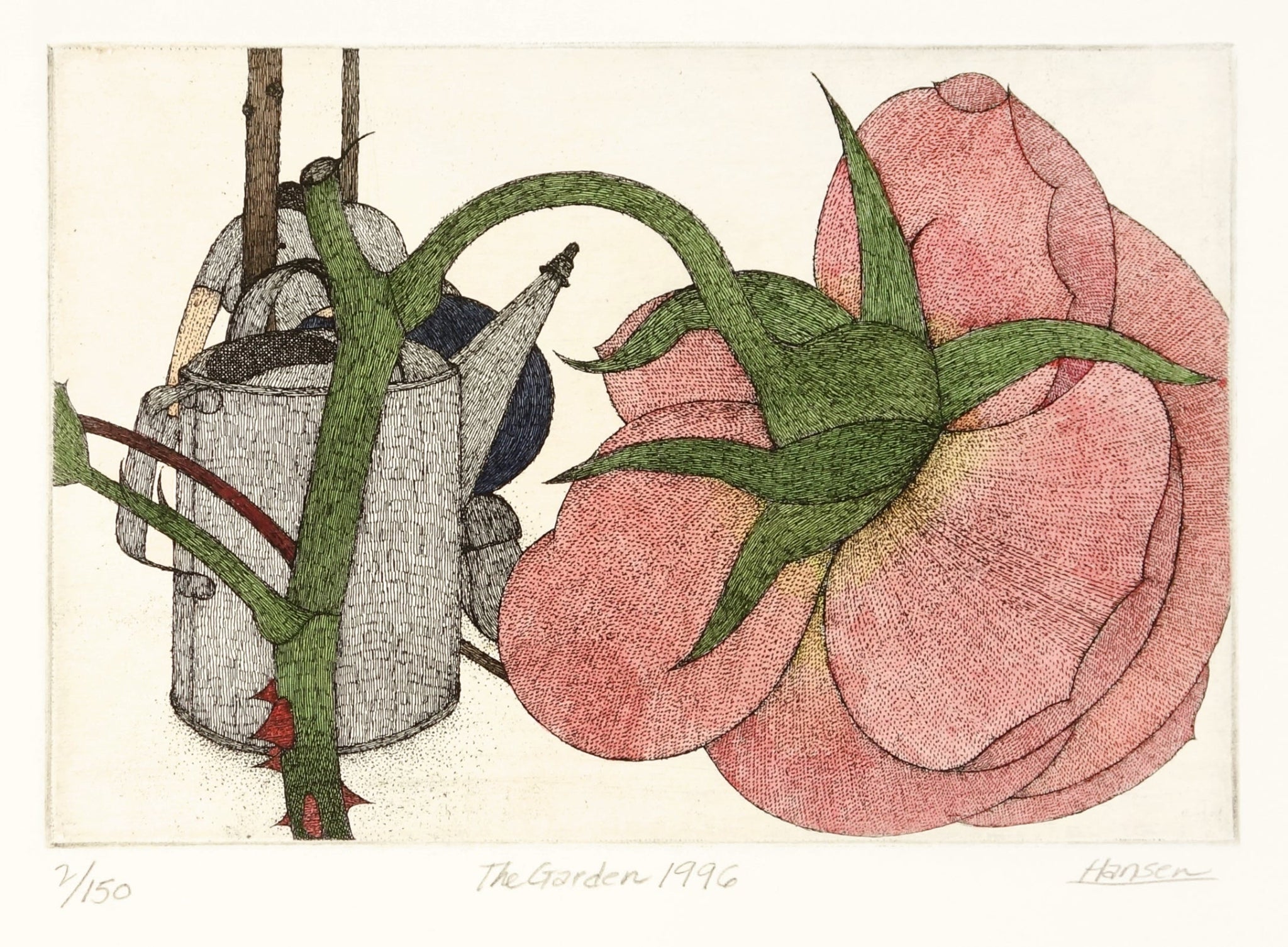 The Garden 1996 by Art Hansen - Davidson Galleries