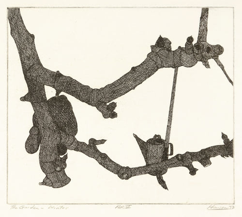 The Garden - Winter by Art Hansen - Davidson Galleries
