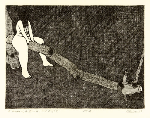 A Woman, a Branch and Night by Art Hansen - Davidson Galleries