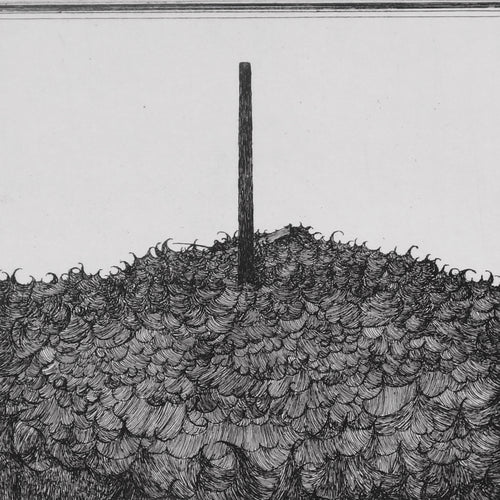 Piling and Fisherman by Art Hansen - Davidson Galleries