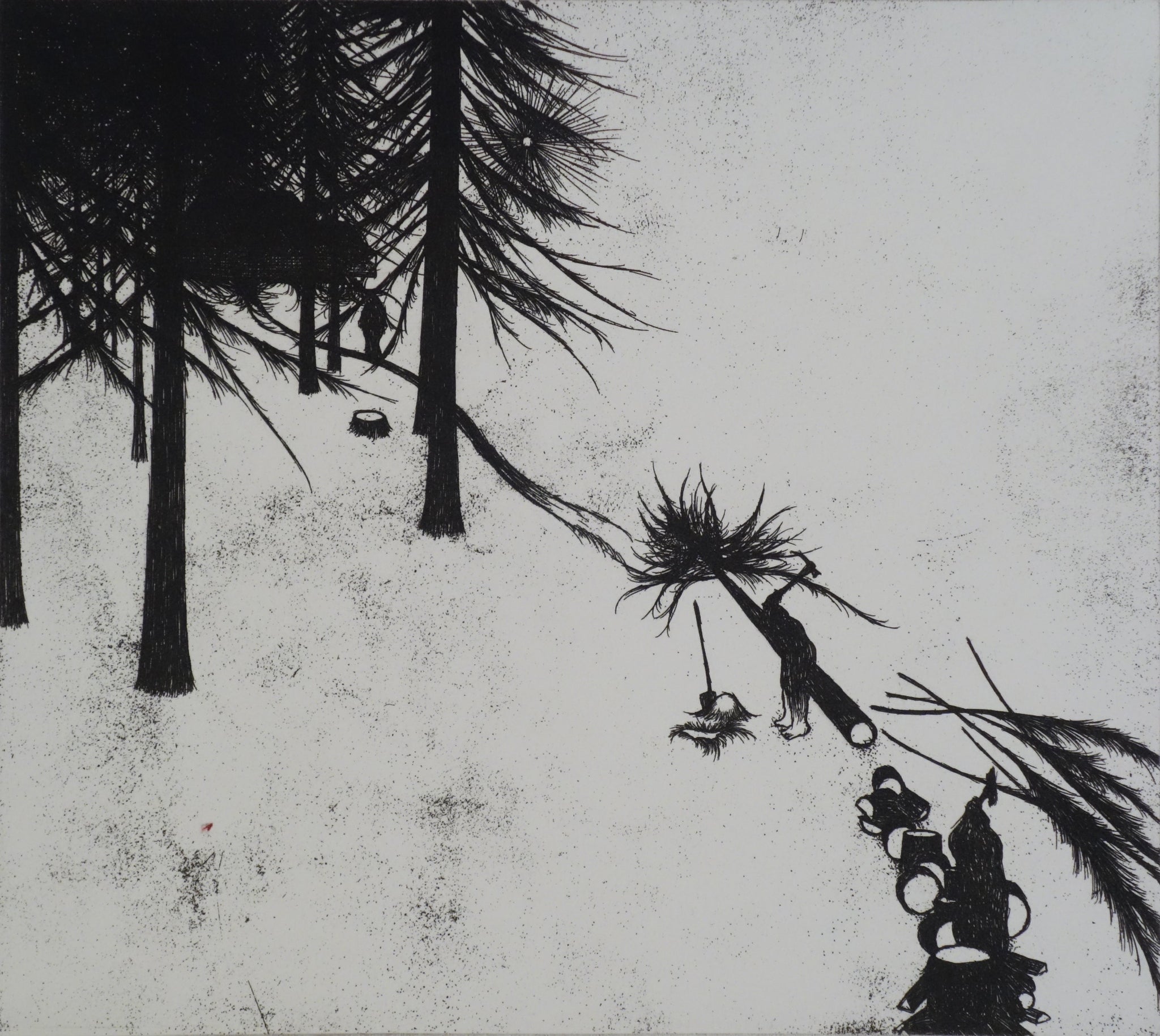 The Island Farm - Winter 1969 by Art Hansen - Davidson Galleries