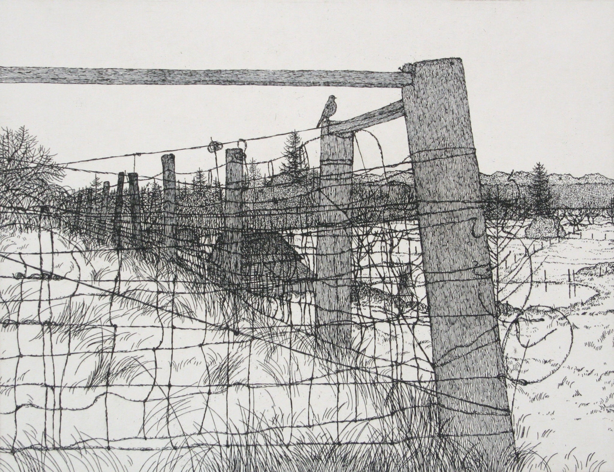 Island Farm 1978 by Art Hansen - Davidson Galleries