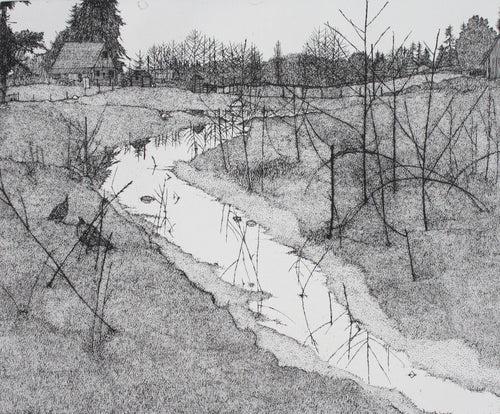 Island Farm - January 1976 by Art Hansen - Davidson Galleries
