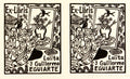 Lolita y Guillermo Eguiarte (Ex Libris) by Artemio Rodriguez - Davidson Galleries