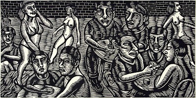 El Alhambra Bar by Artemio Rodriguez - Davidson Galleries