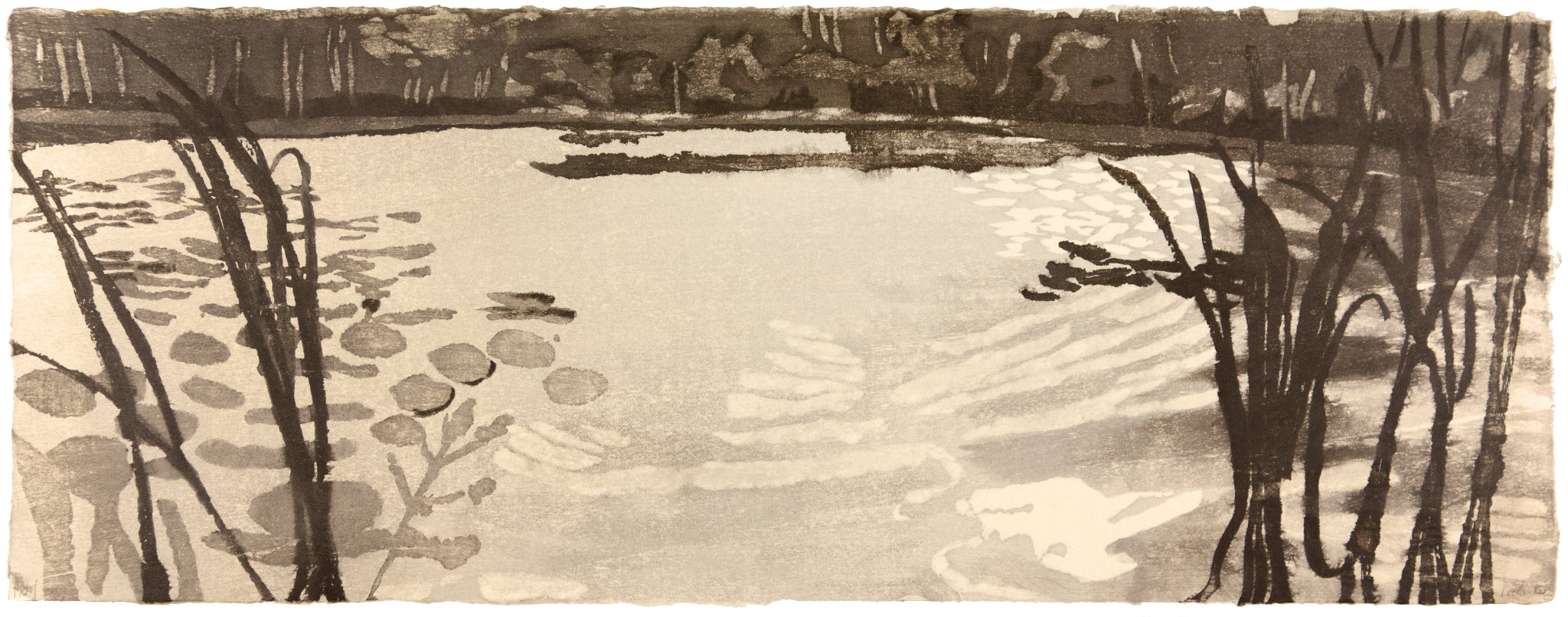 The Lake in the Evening by Eva Pietzcker - Davidson Galleries by Eva Pietzcker