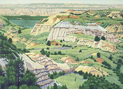 Little Missouri River Valley by Gordon Mortensen - Davidson Galleries
