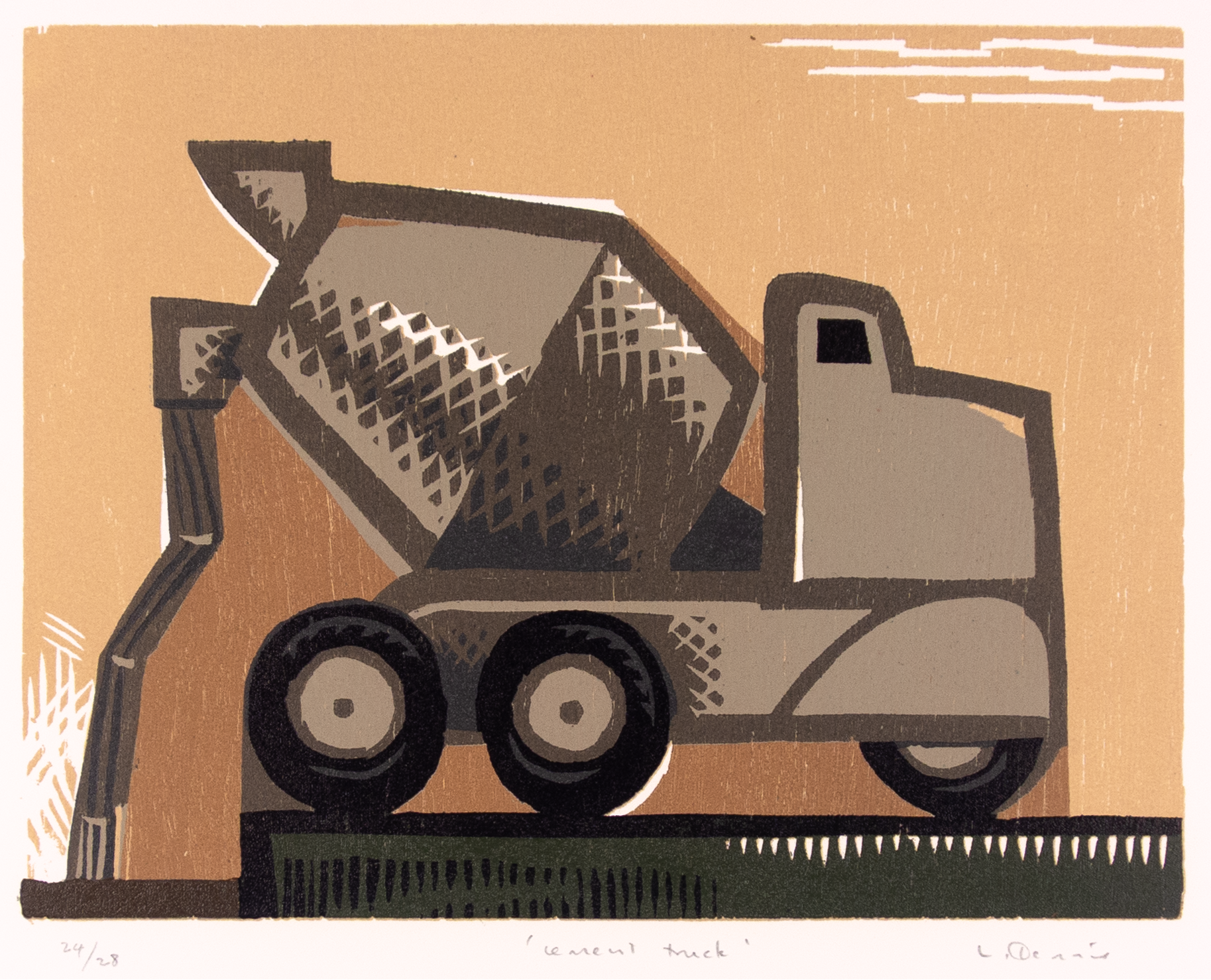 Cement Truck by Lockwood Dennis - Davidson Galleries