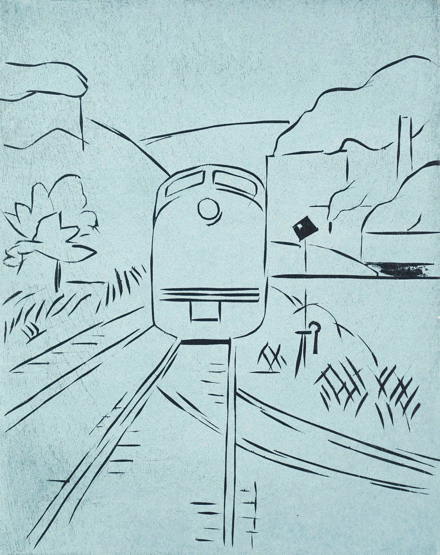 Train, Mill by Lockwood Dennis - Davidson Galleries