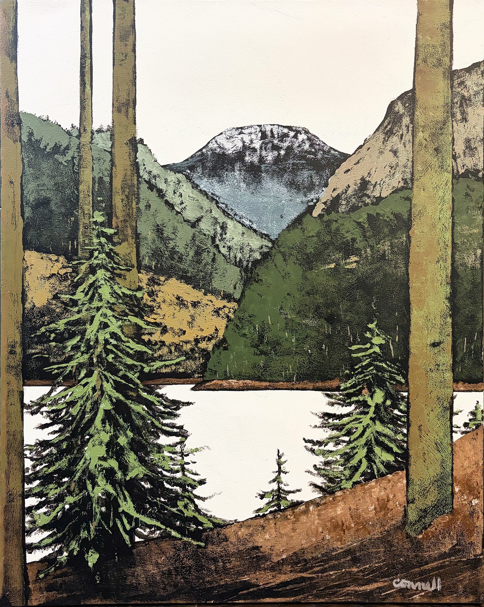 Mountain Lake by Robert Connell - Davidson Galleries