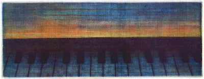 Homage "Sunset Piano" by Seiichi Hiroshima - Davidson Galleries
