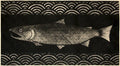 Salmon - A (refers to His Mouth Open, Saying Ah) by Seiichi Hiroshima - Davidson Galleries