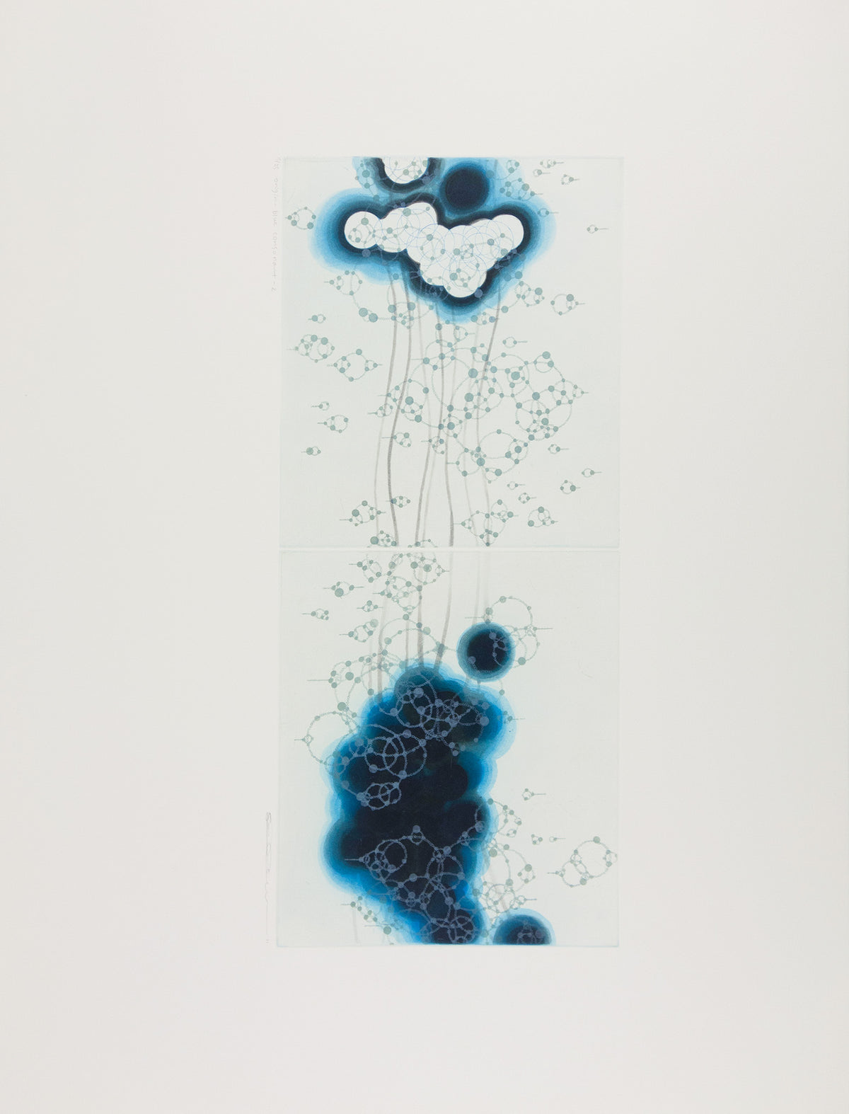 Origin-Blue Consonant-2 by Seiko Tachibana - Davidson Galleries