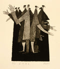 Sending Off and Welcoming by Tetsuo Aoki - Davidson Galleries